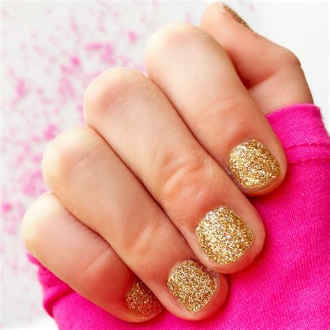 Kids Gold Glitter Nail Wraps ages 5-10 - Etsy