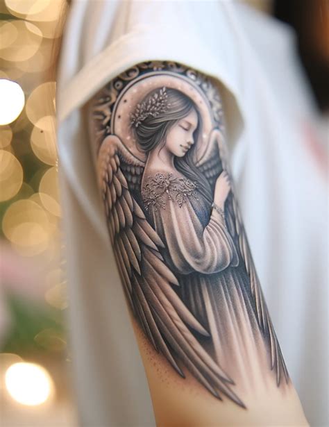 39 Heavenly Angel Tattoo Inspiration: Wings of Ink