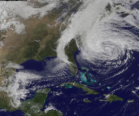 NASA GOES-13 Satellite Image Of Hurricane Sandy | Hurricane Sandy ...