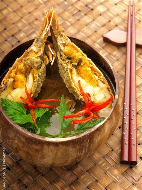 asian crayfish curry Stock Photo | Adobe Stock