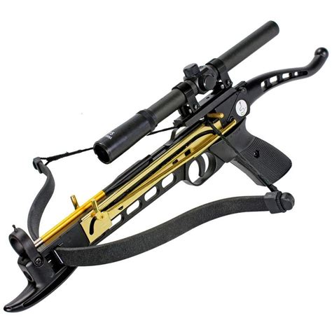 lb archery hunting gun  cocking pistol crossbow  arrows bolts