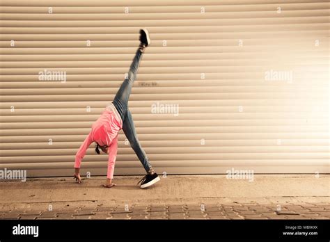 girl practicing stock photo alamy
