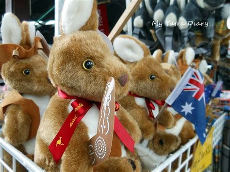 souvenir shopping  queen victoria market melbourne australia