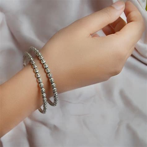 silver bangles