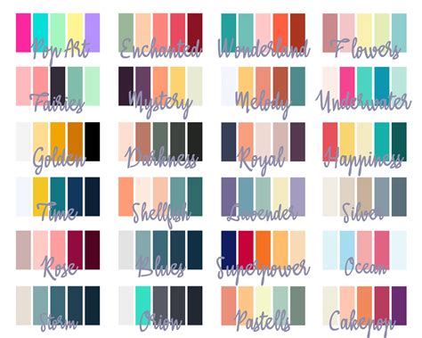 Procreate Color Palette Procreate Stamps Procreate Brushes | Etsy