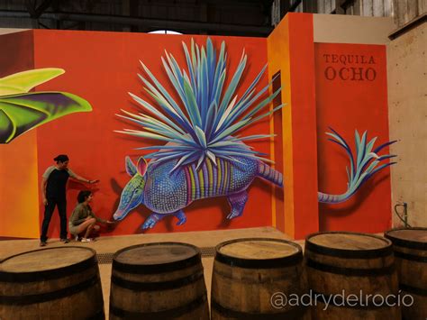 3D Mural «Tequila» – Adry del Rocio