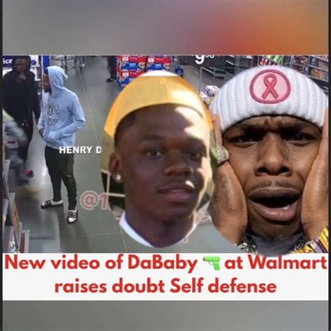New video of DaBaby shooting at Walmart raise doubt Self defense