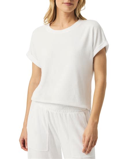 Splendid Taryn Knit Terry Crew Neck Short Sleeve Tee Shirt | Dillard's