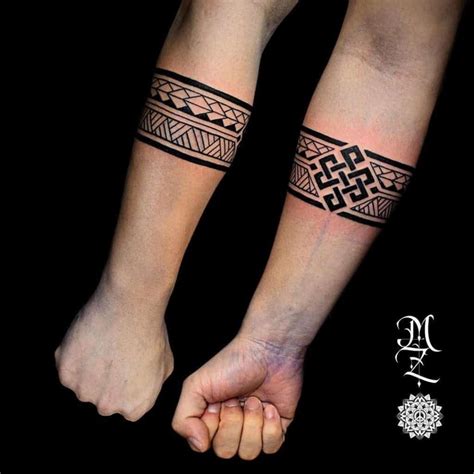 tribal band tattoo wrist band tattoo forearm band tattoos tribal arm