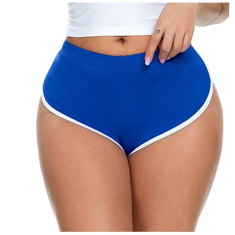 Samickarr Retro Dolphin Shorts For Women Sexy Booty Shorts Sports Yoga
