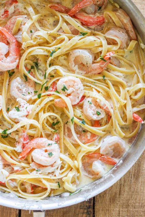 Seafood Alfredo - One Pot Shrimp and Crab Alfredo - No. 2 Pencil