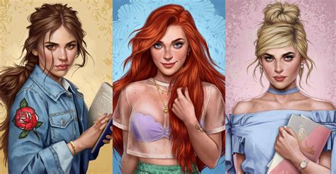 Disney Princesses Modern Outfits