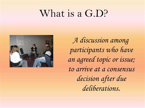 PPT - What is a G.D? PowerPoint Presentation, free download - ID:4858478 