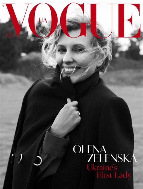 Vogue UA December 2019 Covers: First Lady Olena Zelensky (Vogue Ukraine)