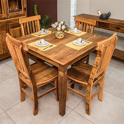 Mesa Rustica 4 Lugares