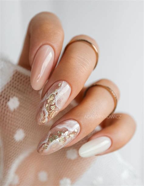 30 Pretty Marble Nails for Every Season and Mood - Hairstyle