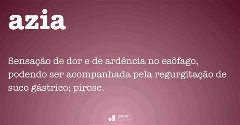 Como Se Escreve Azia