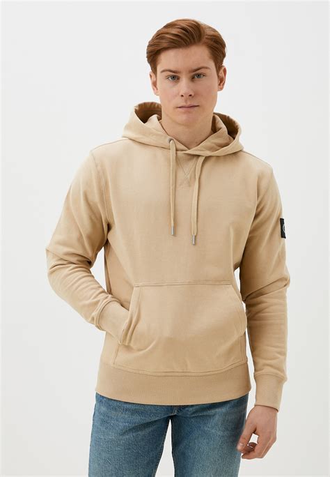 Мужские худи Calvin Klein Jeans J30J323430 цвет бежевый купить за 15999 ...