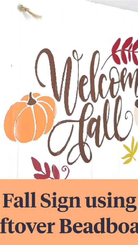 Fall Welcome Sign | Fall decor, Fall signs, Welcome sign