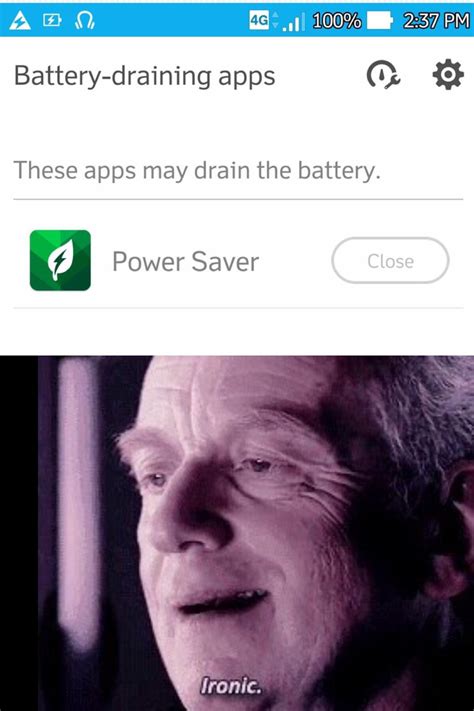 The app could save others from battery drain but not itself : r ...