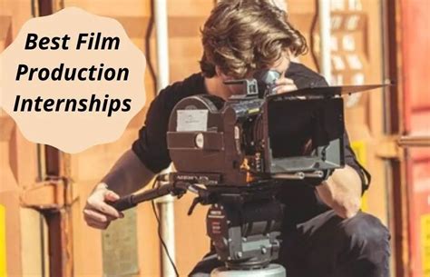 film production internships