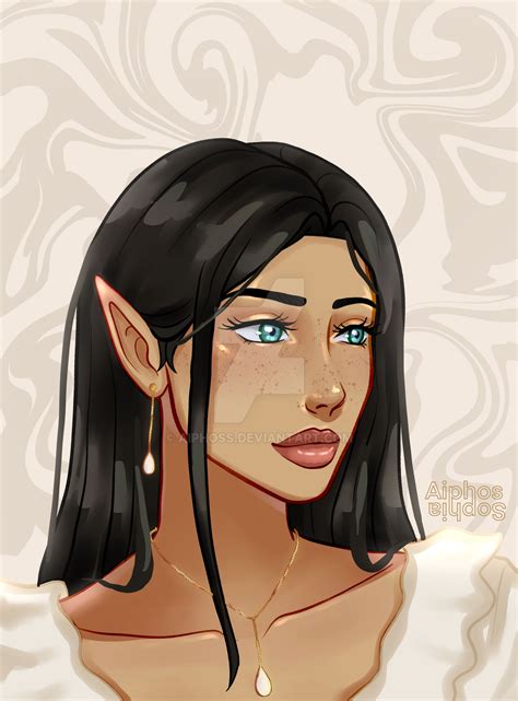 High Fae Portrait - Commission by Aiphoss on DeviantArt