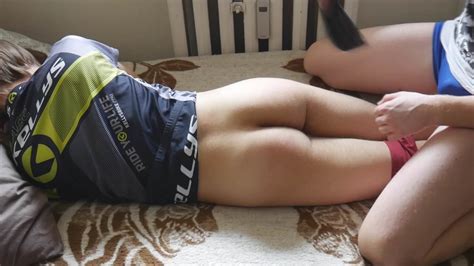 Spanking Tied Alex and Jerking Him off: Gay BDSM Porn feat. Ethan Alex