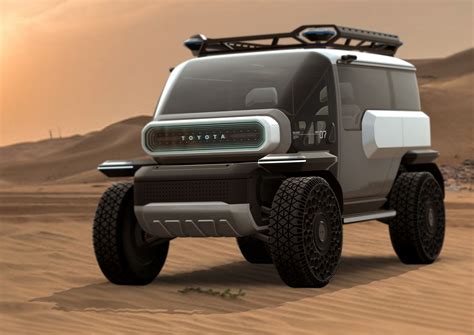 New Toyota Baby Lunar Cruiser EV Concept Takes The FJ40 To The Moon