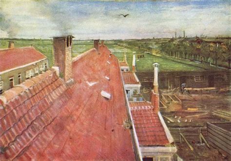 Винсент Ван Гог. Крыши, вид из ателье Ван Гога | Винсент ван гог ...