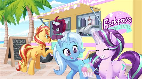 My Little Pony: The Movie 4K, Tempest Shadow, Sunset Shimmer, Trixie