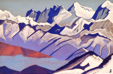 Nikołaj Roerich - Everest | Nicholas roerich, Painting, Russian painting