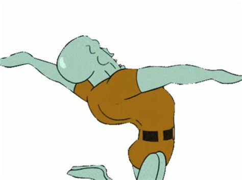 Squidward Handsome Sticker - Squidward Handsome Dance - Discover & Share GIFs