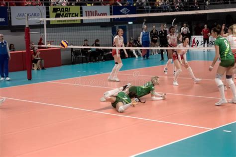 KAMENSKY, Ukraine-February 14, 2020. Ukrainian Volleyball Cup of ...