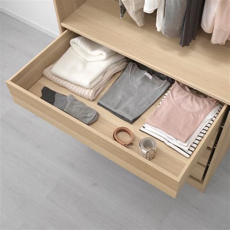 KOMPLEMENT drawer white stained oak effect 100x58 cm | IKEA Latvija