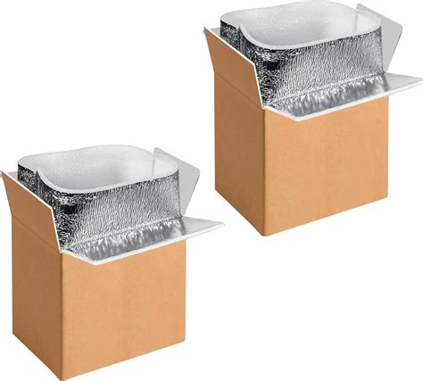 amazoncom  pack insulated shipping boxes  aluminum foil liner