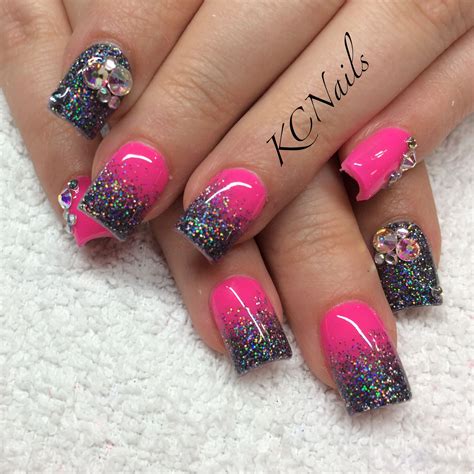 nail art with glitter 6