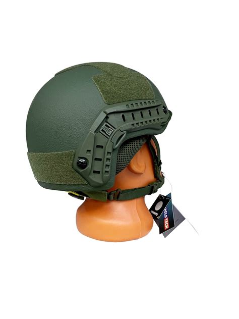 Баллистический шлем Fast из СВМПЭ класс защиты NIJ IIIA (БР 1) подвес ...