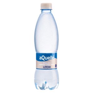 aQuellé Litchi Flavoured Sparkling Water 500ml | Flavoured Water | Bottled Water | Drinks ...