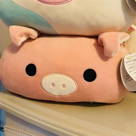 Squishmallow 12” Peter the Pig Stackable NWT. 12”... - Depop