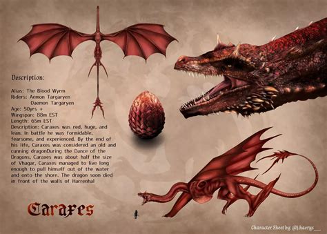 legendary dragon artist  instagram caraxes  blood wyrm
