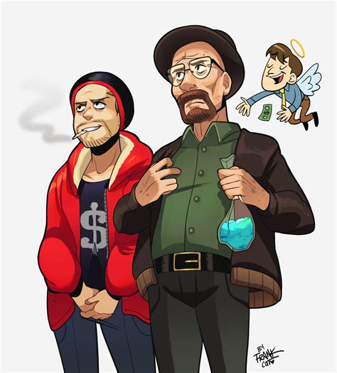 Jesse Pinkman And Walter White Drawing