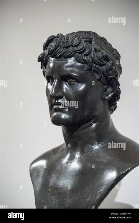 Naples. Italy. Seleucus I Nicator (ca. 358 BC – 281 BC) Roman bronze ...