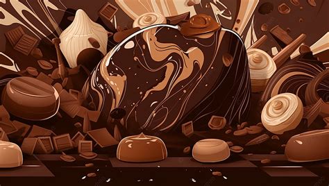 chocolate brown cartoon background chocolate brown cartoon