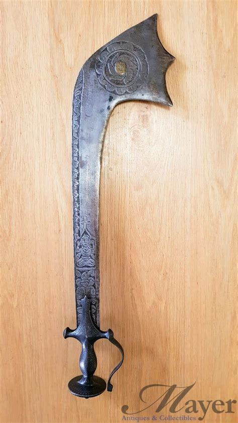 Indian Kora Sword With Tulwar Hilt - Mayer Antiques & Collectibles