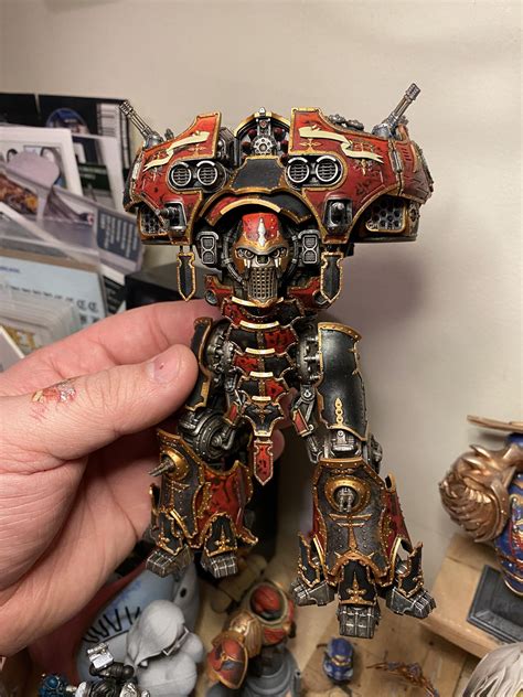 Progress on my warmaster titan : r/adeptustitanicus