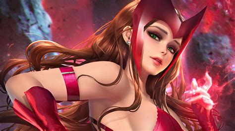 #57188 Scarlet Witch Wanda Maximoff 4K, Wanda Maximoff, Scarlet Witch