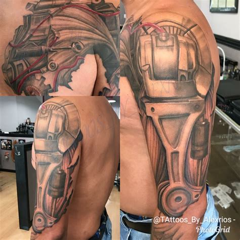 Robotic Human Arm Tattoo