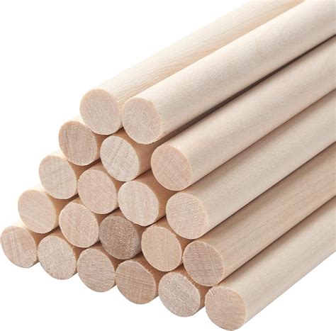 amazoncom  pcs wooden dowel rods wood macrame dowels