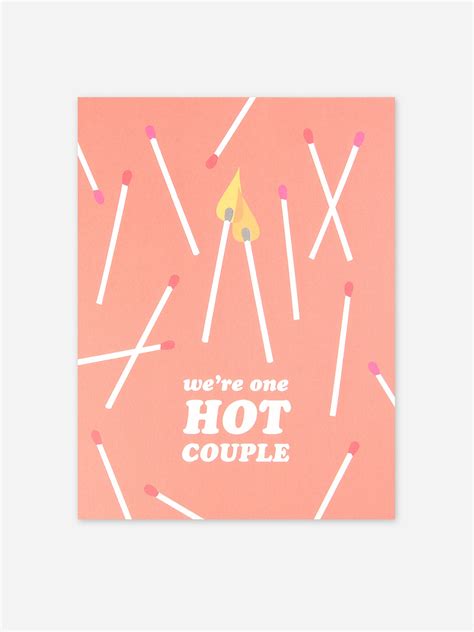 Graphic Anthology One Hot Couple Card | $5.50 | Saint Bernard