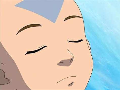 Aang with his eyes closed | Aang, Anime images, Avatar the last airbender